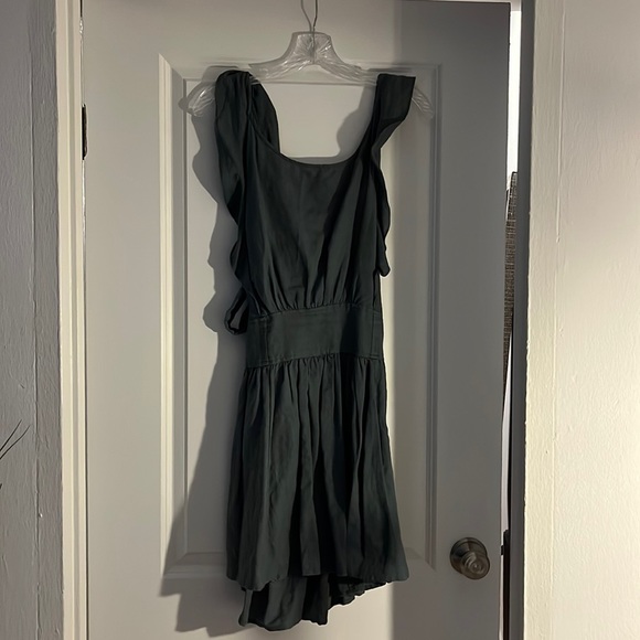 Free People Dresses & Skirts - Free People Grey Linen Dress Size S